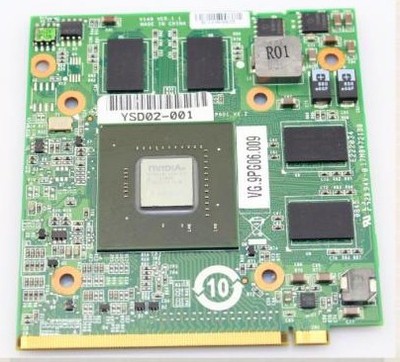 nVIDIA GeForce 9600M GT 1GB DDR2 G96-630-C1 MXM II VGA Graphic Card